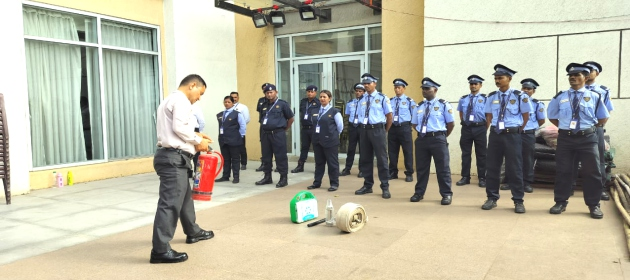 Fire Fighting Practical Session